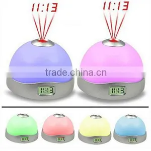 Alarm Clock Sky Led Kid Alarm Clock Projector Star Projector Weather Digital Light thumbnail-3