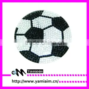 Promotional Crystal Soccer Car Decal thumbnail-1