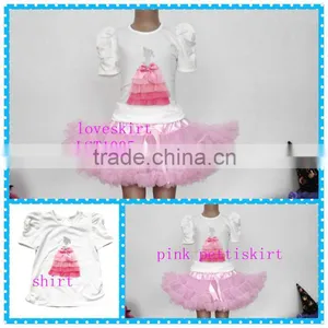New Fashion Baby Girl Outfit,birthday Elsa Tutu Set Flower Pattern Girl 2pcs Outfits thumbnail-4