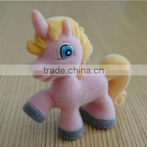 Nice Plastic Flocked Animal Horse Toy for Kids thumbnail-3
