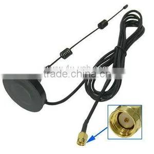 Shenzhen Wholesale 2.4GHZ. 3DB Wireless Network Antenna RP-SMA thumbnail-1