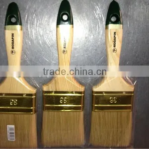 Good Quality Chinese Pine Wood Handle Bristle Paint Brush thumbnail-1