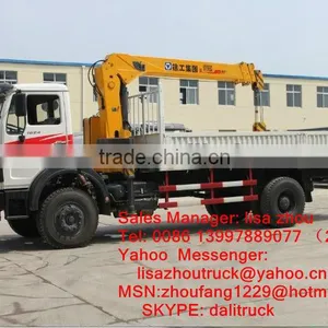 North Benz 5 Ton Truck Mounted Crane Factory Directly Sales thumbnail-4