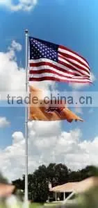 Advertising Aluminum Telescoping Country Flagpole,aluminum Flagpole thumbnail-3