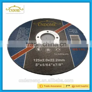 125X2.0X22mm Flat Cutting Wheel for Stainless Steel and Metal Made in China thumbnail-3