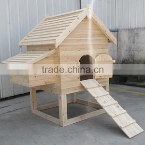 Outdoor Wooden Eco Friendly Chicken Coop thumbnail-1