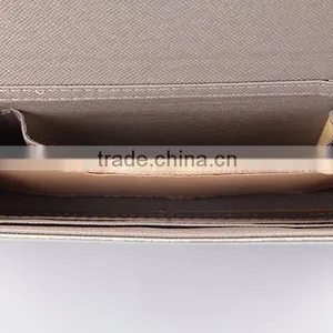 4542 2016 Fashionable Silver Body With Light Gold Decoration Womens Wallets thumbnail-4