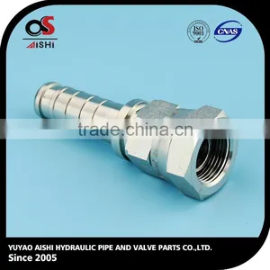 Steel Hose Barb Fittings Hose Nipple Fitting thumbnail-1