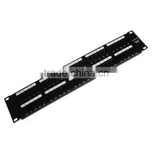 19 Inches UTP Cat3 RJ11 25 50port Patch Panel thumbnail-1