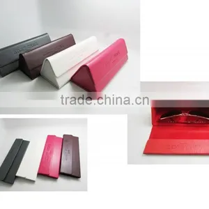 Custom PU Leather Fancy Personalized Folding Reading Glasses Case From China Factory Quality Choice thumbnail-2