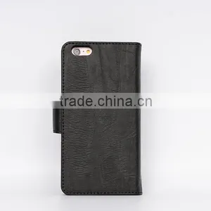Personalized Mobile Phone Wallet Card Holder Leather Case for i6 Plus thumbnail-3