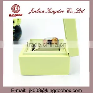 Jinhua Supplier Handmade Rectangular MDF Wood Single Watch Box With Inner thumbnail-3