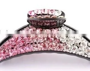 Resin Claw Clip, Shiny Drilling Medium Luxury Crystal Hair Claw Clip thumbnail-2