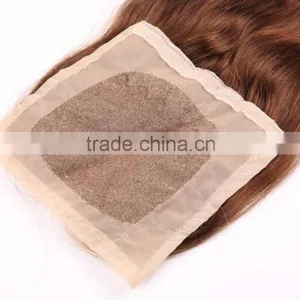 TOP 7A Virgin Peruvian Lace Closure Body Wave Free Middle Part Human Hair Closure Peruvian Body Wave Lace Closure Bleached Knots thumbnail-3