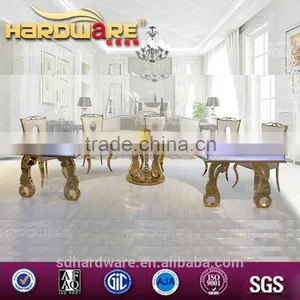 Half Moon Banquet Table Stainless Steel Frame Banquet Table Wholesale thumbnail-2