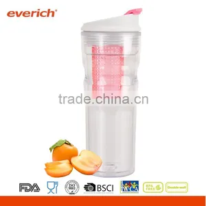 16oz Double Wall Tritan Tumbler With Flip Lip and Fruit Infuser thumbnail-1