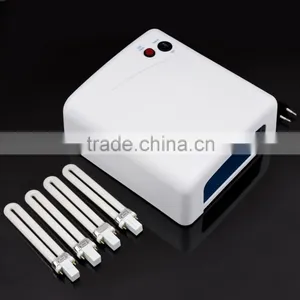 High Quality Popular 36W EU Plug Ultraviolet 220V Gel Professional UV Curing Lamp Light Dryer Nail Art Free Shipping thumbnail-1