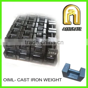 OIML Standard Test Weights, 20kg Test Weights, 20kg Cast Iron Weights thumbnail-1
