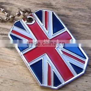 Low Price Customised Flag Dog Tags Hot Sales British Flag Dog Tags High Quality Dog Tags uk thumbnail-1