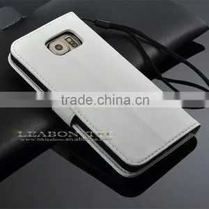 Wallet Leather Case for Samsung Galaxy s6 Edge Cover Case thumbnail-1
