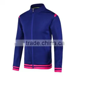 2016 Newest Cheap Hot Sell Navy Blue Winter Track Jacket thumbnail-1