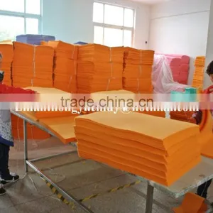 Orange Super Absorbent Germany Needle Punched Nonwoven Floor Cleaning Cloth thumbnail-1