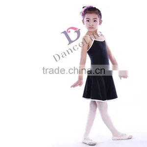 C2153 Kids Show Dancewear for Sale Black Jazz Dance Wear Guangzhou Ballet Dancewear thumbnail-2