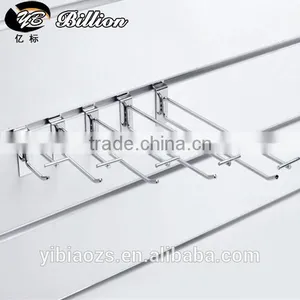 Supermarket Slatwall Pegboard Display Hooks With Price Tag thumbnail-5