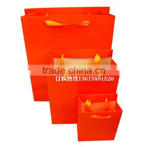Promotion Flat Bottom Kraft Paper Bag for Wholesales thumbnail-1