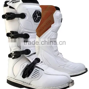 Fashion Leather Racing Motocross Boots MBM001 PROTECTIVE thumbnail-1