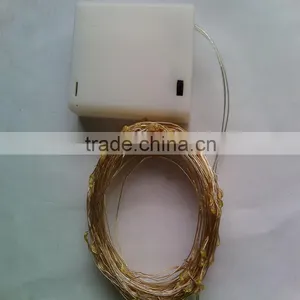 10m LED Mini Copper Wire String Light Battery Operated Fairy Light thumbnail-1