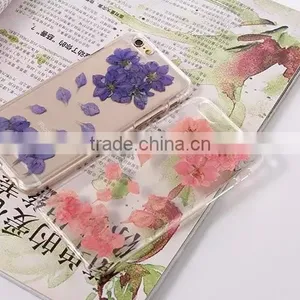 2016 Unique Design Real Flower Phone Cover Tpu Soft Phone Case for Iphone 6 thumbnail-1