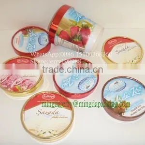 550ml Paper Printed Pint Ice Cream Containers/Cups thumbnail-3