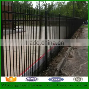 Factory Directly Sale High Quality Powder Coated Tubaler Zinc Steel Barrier Wall thumbnail-5