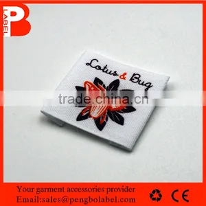 Embossed Logo Technics and Washable,Nickel-Free,Eco-Friendly Feature Print Clothing Label thumbnail-4