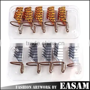 5 Pcs Nail Art Form/metal Reusable Nail Form,plastic Nail Forms thumbnail-1