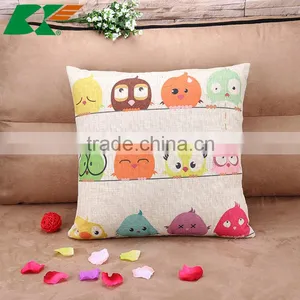 2015 Cotton and Linen Cartoon Cute Bird Sofa Cushion Cover American Country Creative Pillowcase thumbnail-1