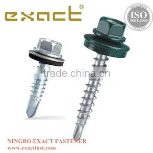 Hex Washer Head Roofing Self Tapping Wood Screw With Washer Rubber thumbnail-4