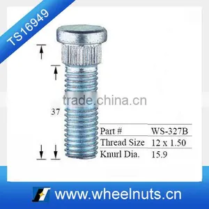 46.5length 12*1.5 Knurl Dia. 15.9 Wheel Stud thumbnail-1