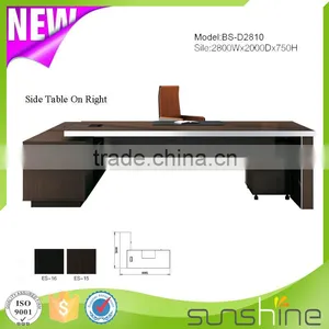 Good Quality Office Desk Executive Office Table Design BS-D2810 thumbnail-3
