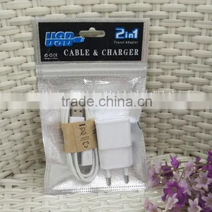 2 IN 1 USB Cable & Charger Packaging Plastic Bags/zipper Bag Sleeve Poly Bag thumbnail-4