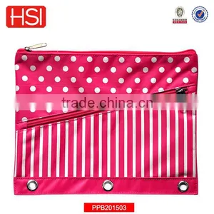 Factory Wholesale Polyester 3 Ring Binder Pencil Pouch for Girl Quality Choice thumbnail-4