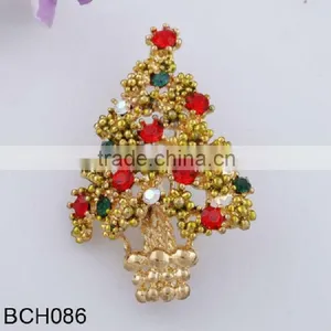 2012 Fashion Cheap Brooch Of Christmas Tree thumbnail-1