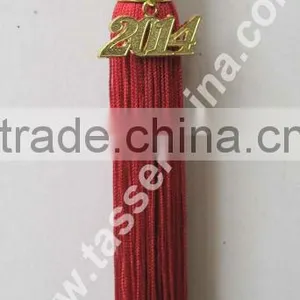 9" Jumbo/Master Graduation Cap Tassels(Red) thumbnail-2
