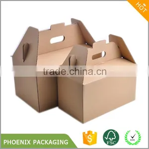 Portable Corrugated Paper Gift Box Packaging Custom Design Avialable thumbnail-2