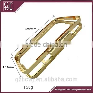 18*10cm High Quality Gold Plating Metal Purse Frame &clutch Bag Metal Frame thumbnail-3