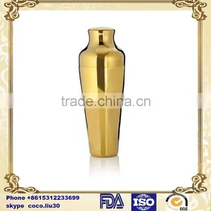 Stainless Steel Traditional Cocktail Drink Bottle, Copper Plating, Including Vibrating Screen and Cap ZD20160323 S825 thumbnail-3