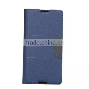 Matt Stand PU Leather Wallet Case Cover For Sony Xperia Z4 thumbnail-2