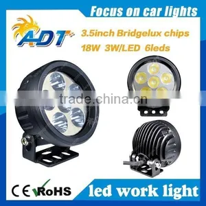 2016 Hot Sale Housing Made of Aluminum Automotive LED Driving Light 18W thumbnail-1