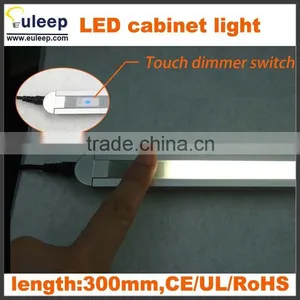New Style Aluminum +Pc 12v Led Wardrobe Light Under Cabinet Light With Touch Dimmer Switch12-Inch,3.6w,cool White thumbnail-3